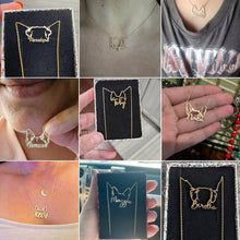 Load image into Gallery viewer, Personalized Pet Ears Necklace
