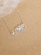 Load image into Gallery viewer, Personalized Sign Language Necklace
