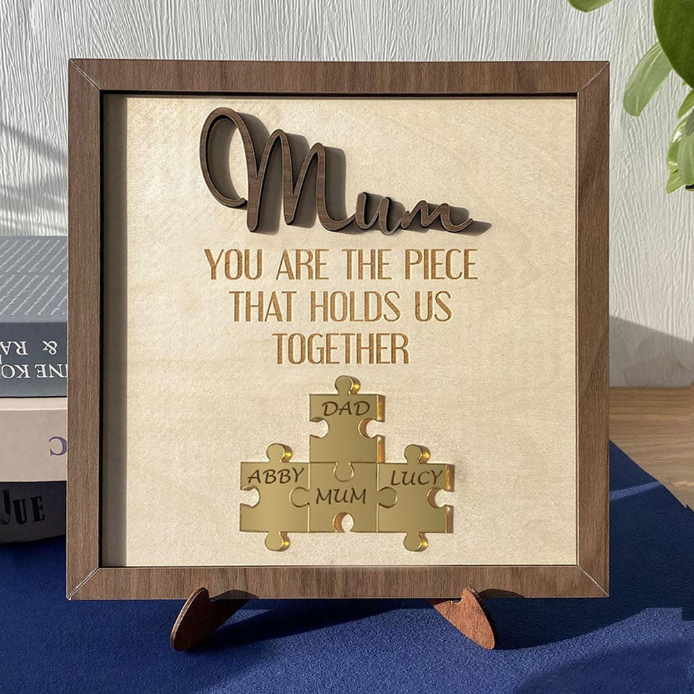 Custom Wooden Puzzle Sign