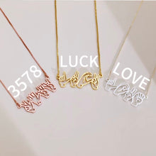 Load image into Gallery viewer, Personalized Sign Language Necklace
