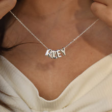 Load image into Gallery viewer, Personalized 3D Letter Necklace
